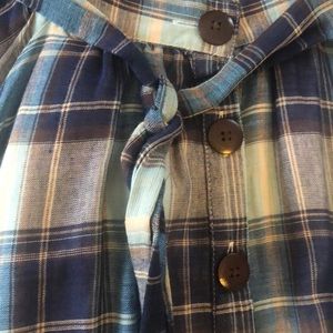 NWT Flint and Moss plaid skirt